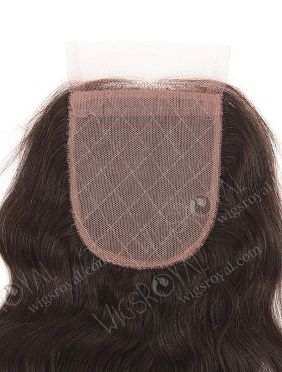 In Stock Indian Remy Hair 10" Natural Wave Natural Color Silk Top Closure STC-252-9790