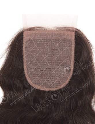 In Stock Indian Remy Hair 10" Natural Wave Natural Color Silk Top Closure STC-252