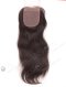 In Stock Indian Remy Hair 12" Natural Straight Natural Color Silk Top Closure STC-249