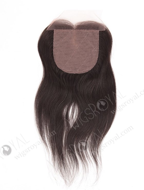 In Stock Indian Remy Hair 10" Natural Straight Natural Color Silk Top Closure STC-248-9763