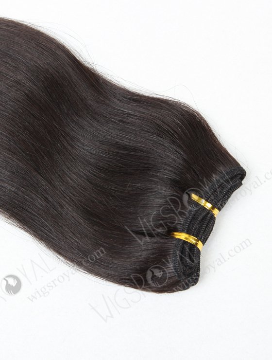 In Stock Malaysian Virgin Hair 16" Straight Natural Color Machine Weft SM-324-9818