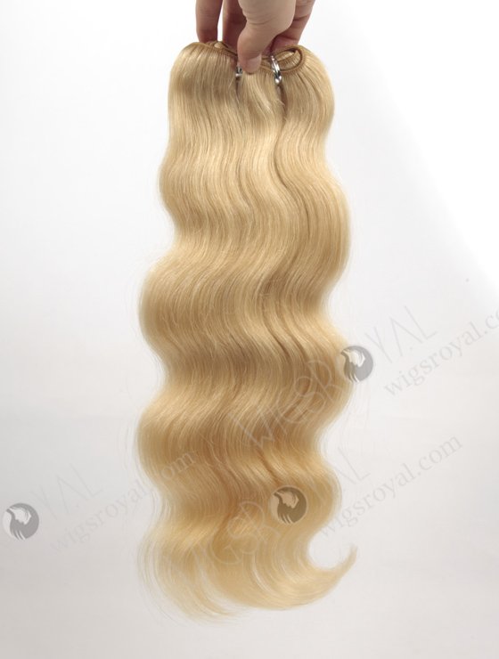 In Stock Malaysian Virgin Hair 16" Body Wave 613# Color Machine Weft SM-330-10006