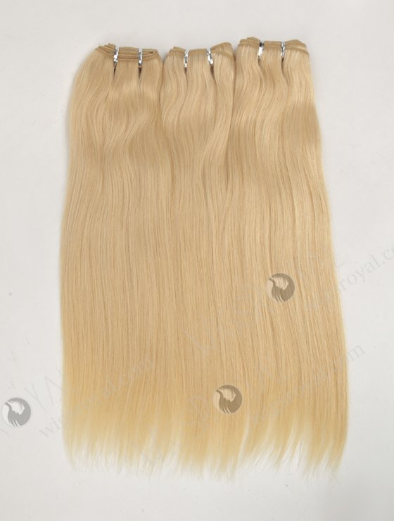 In Stock Malaysian Virgin Hair 16" Straight 613# Color Machine Weft SM-309-9905