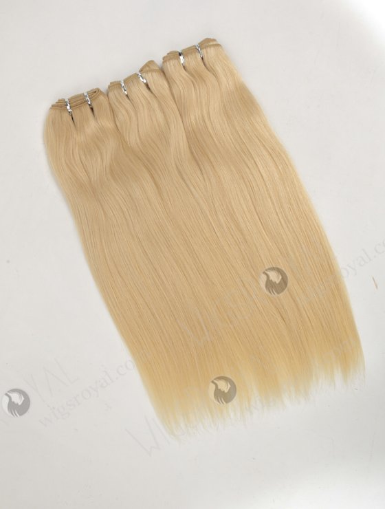 In Stock Malaysian Virgin Hair 16" Straight 613# Color Machine Weft SM-309-9906