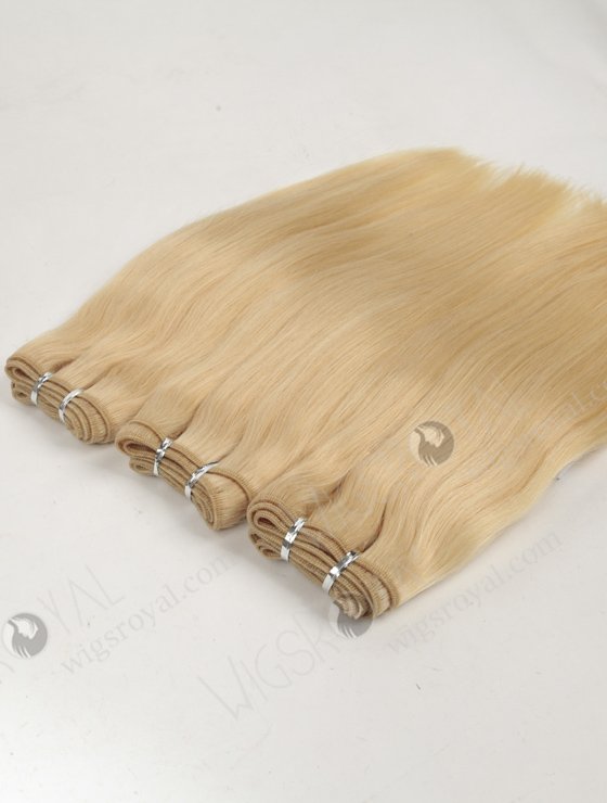 In Stock Malaysian Virgin Hair 16" Straight 613# Color Machine Weft SM-309-9908