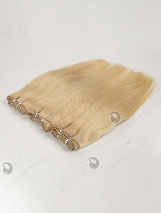 In Stock Malaysian Virgin Hair 16" Straight 613# Color Machine Weft SM-309-9907