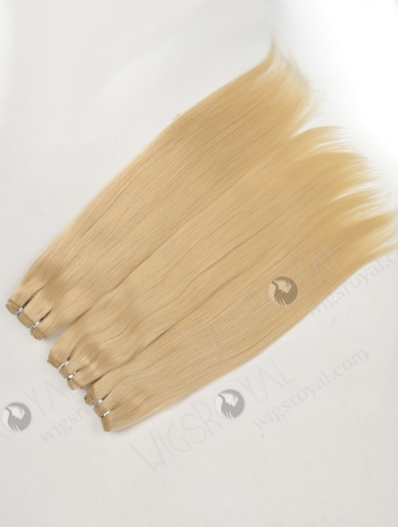 In Stock Malaysian Virgin Hair 18" Straight 613# Color Machine Weft SM-310-9914