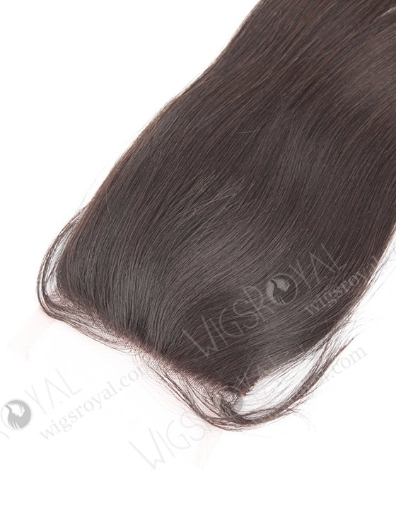In Stock Indian Virgin Hair 12" Straight Natural Color Silk Top Closure STC-241-10264