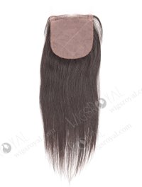 In Stock Indian Virgin Hair 12" Straight Natural Color Silk Top Closure STC-241