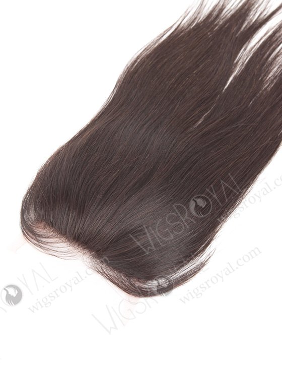 In Stock Indian Virgin Hair 10" Straight Natural Color Silk Top Closure STC-246-10218