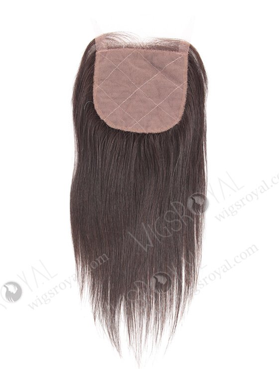 In Stock Indian Virgin Hair 10" Straight Natural Color Silk Top Closure STC-246-10221