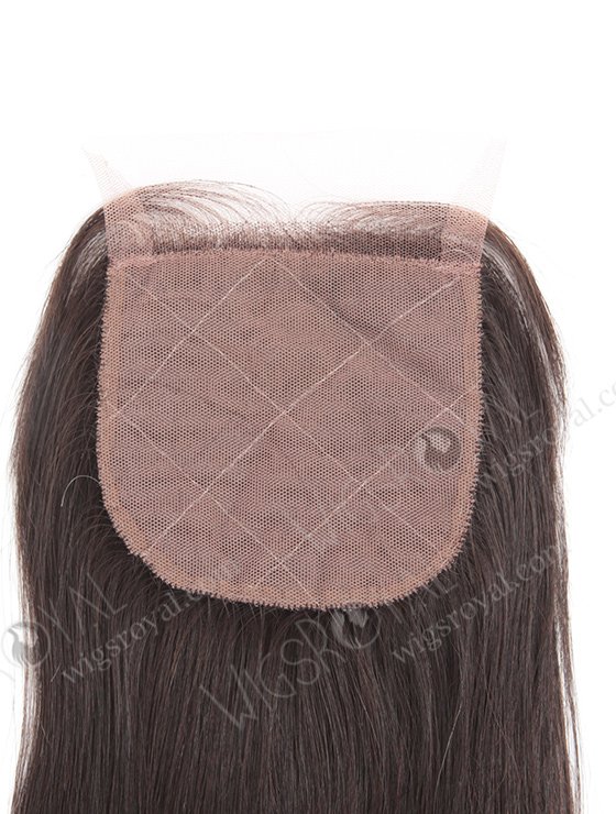 In Stock Indian Virgin Hair 10" Straight Natural Color Silk Top Closure STC-246-10222