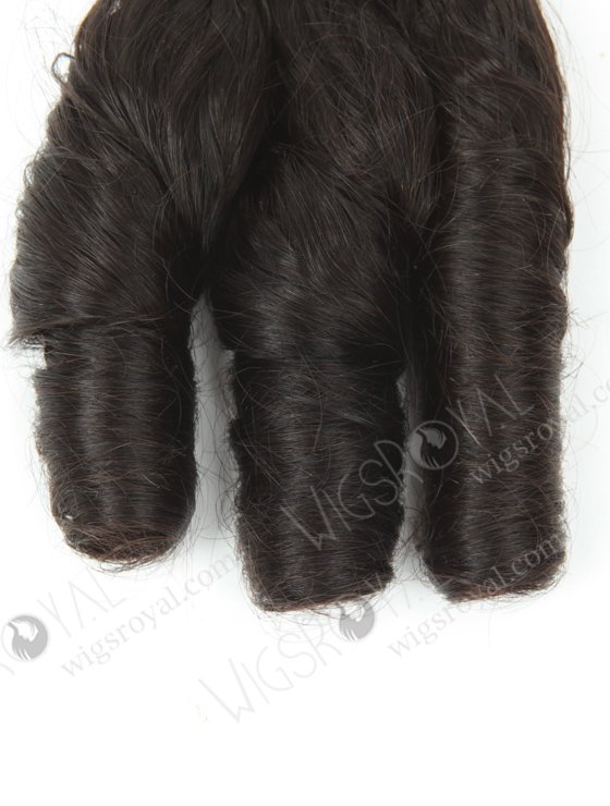 In Stock Indian Remy Hair 12" Big Loose Curl Natural Color Machine Weft SM-040-10127