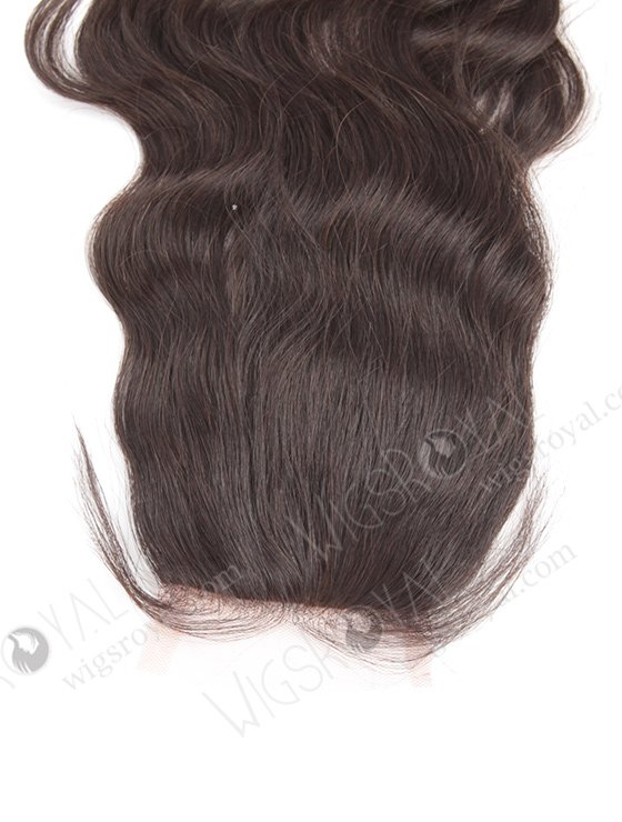 In Stock Indian Virgin Hair 12" Natural Wave Natural Color Silk Top Closure STC-37-10161