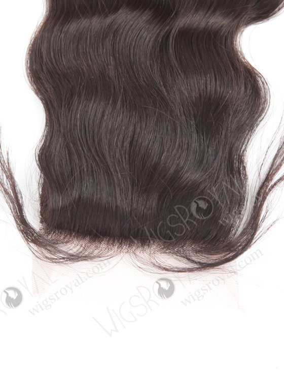 In Stock Indian Virgin Hair 16" Natural Wave Natural Color Silk Top Closure STC-16-10200