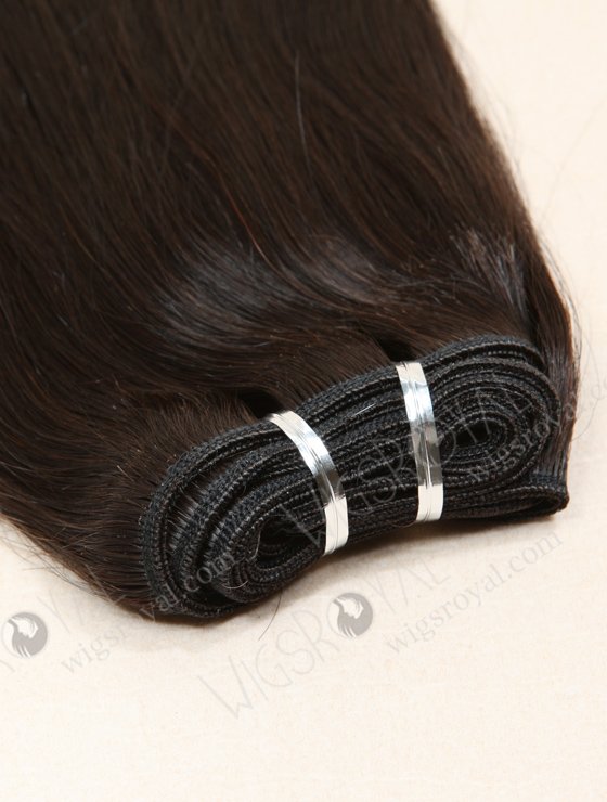In Stock Indian Remy Hair 14" Straight Natural Color Machine Weft SM-068-10267
