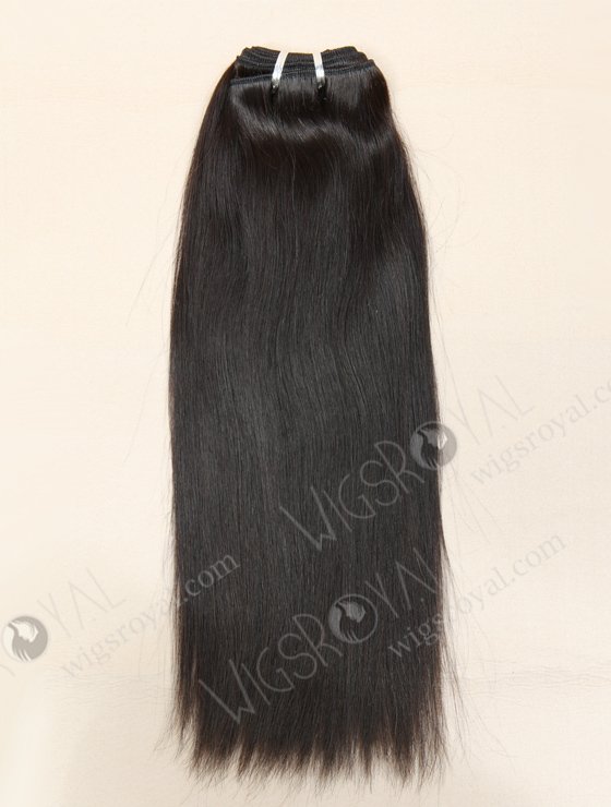In Stock Indian Remy Hair 14" Straight Natural Color Machine Weft SM-068-10266