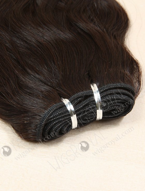 In Stock Indian Remy Hair 8" Natural Wave Natural Color Machine Weft SM-182-10151