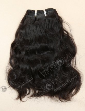 In Stock Indian Remy Hair 10" Natural Wave Natural Color Machine Weft SM-161