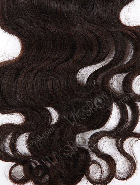 In Stock Indian Remy Hair 16" Body Wave Natural Color Silk Top Closure STC-303-10094