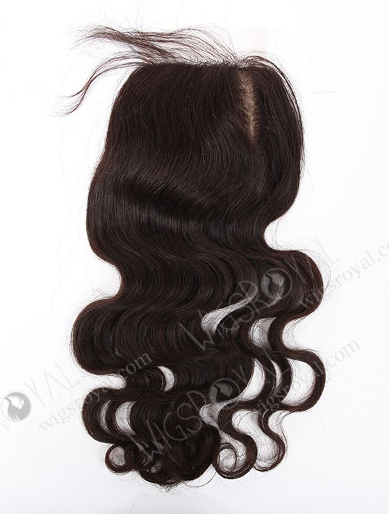 In Stock Indian Remy Hair 16" Body Wave Natural Color Silk Top Closure STC-303-10093