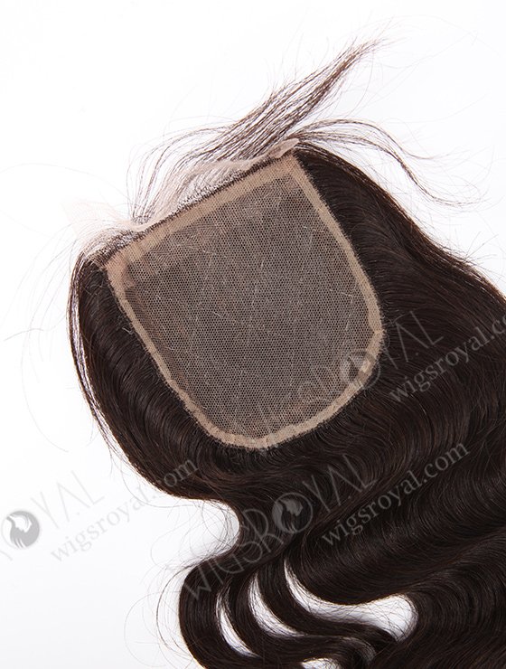 In Stock Indian Remy Hair 16" Body Wave Natural Color Silk Top Closure STC-303-10096