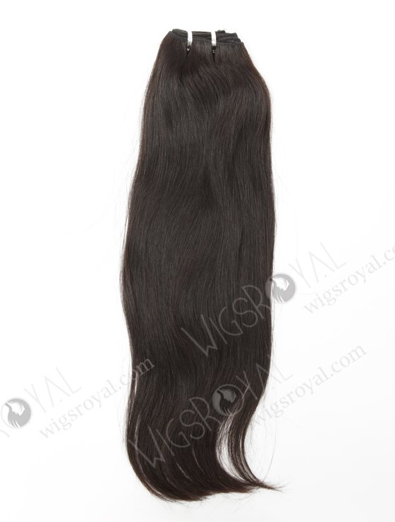 In Stock Chinese Virgin Hair 18" Natural Straight Natural Color Machine Weft SM-005-10083
