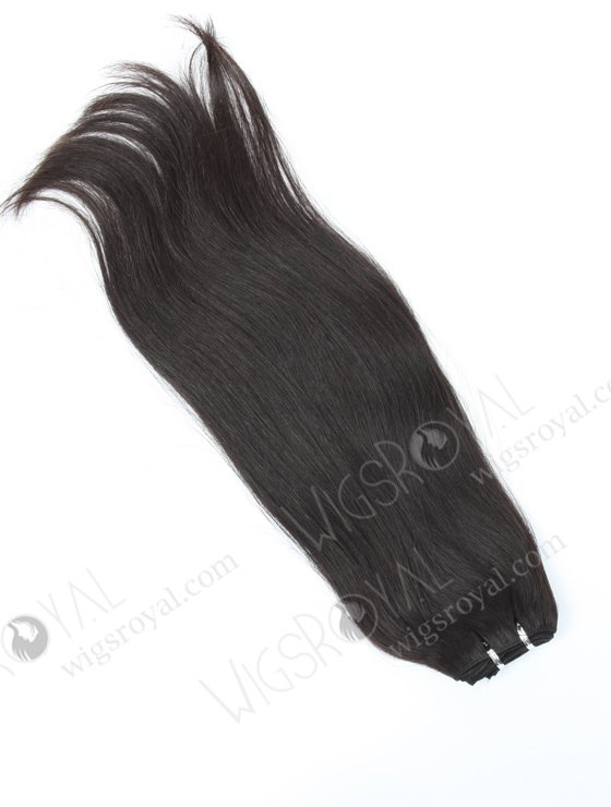 In Stock Chinese Virgin Hair 18" Natural Straight Natural Color Machine Weft SM-005-10084