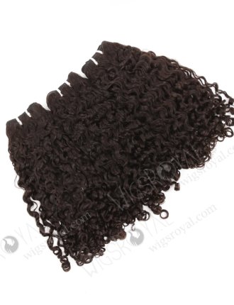 In Stock Indian Remy Hair 18" Coarse Curly Natural Color Machine Weft SM-1122