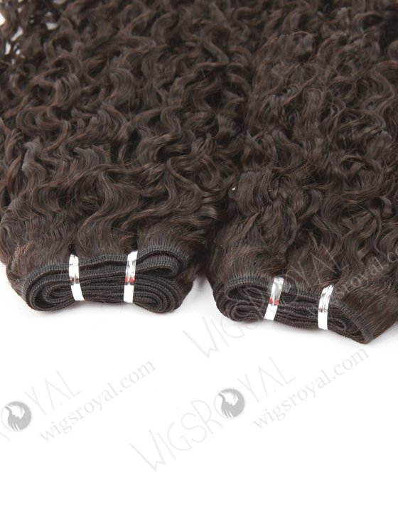 In Stock Indian Remy Hair 18" Coarse Curly Natural Color Machine Weft SM-1122-10079