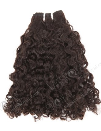 In Stock Indian Remy Hair 16" Coarse Curly Natural Color Machine Weft SM-1121