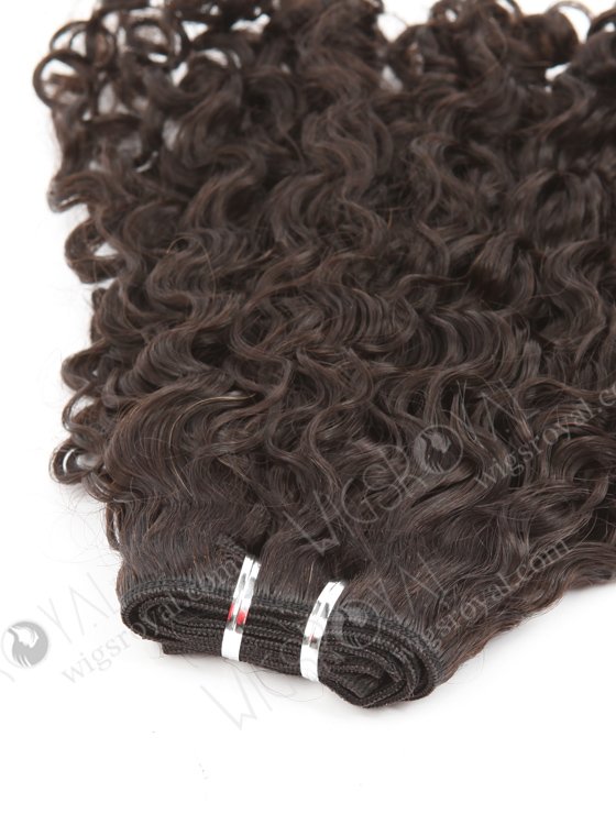 In Stock Indian Remy Hair 16" Coarse Curly Natural Color Machine Weft SM-1121-10071
