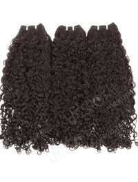In Stock Indian Remy Hair 24" Coarse Curly Natural Color Machine Weft SM-1125