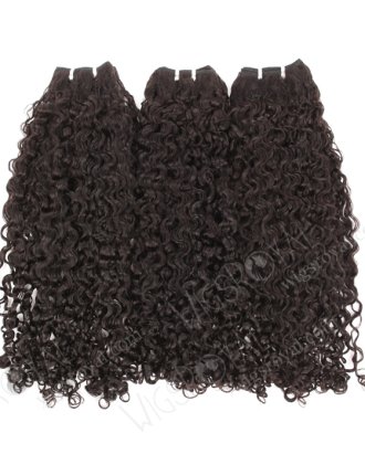 In Stock Indian Remy Hair 24" Coarse Curly Natural Color Machine Weft SM-1125