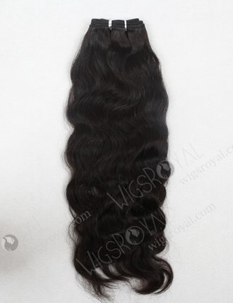 In Stock Indian Remy Hair 18" Natural Wave Natural Color Machine Weft SM-026