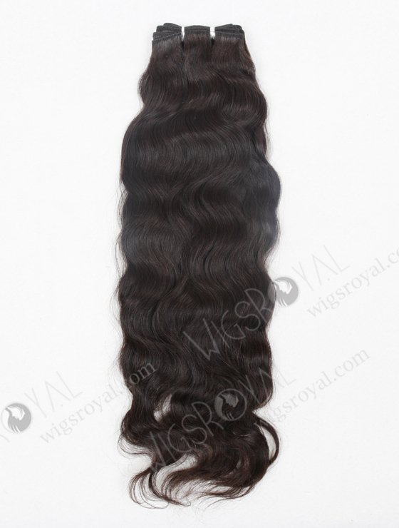 In Stock Indian Remy Hair 20" Natural Wave Natural Color Machine Weft SM-022-10186