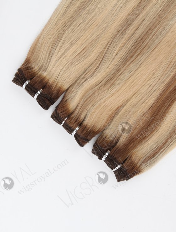 In Stock Malaysian Virgin Hair 18" Straight T9/60# with 9# highlights Color Machine Weft SM-359-9972