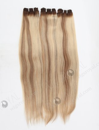 In Stock Malaysian Virgin Hair 22" Straight T9/60# with 9# highlights Color Machine Weft SM-360