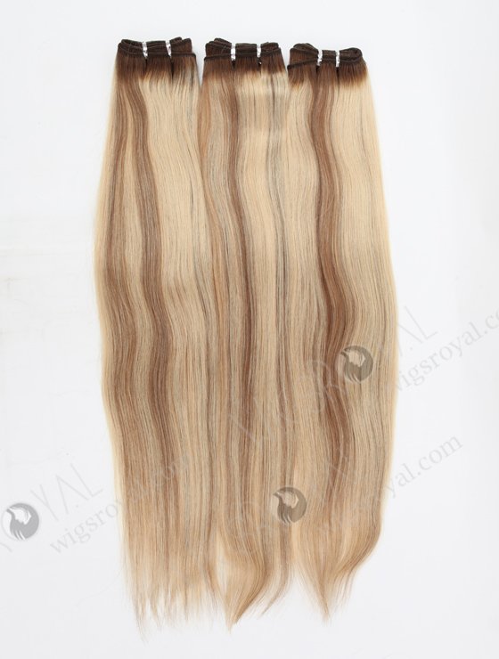 In Stock Malaysian Virgin Hair 22" Straight T9/60# with 9# highlights Color Machine Weft SM-360-9977