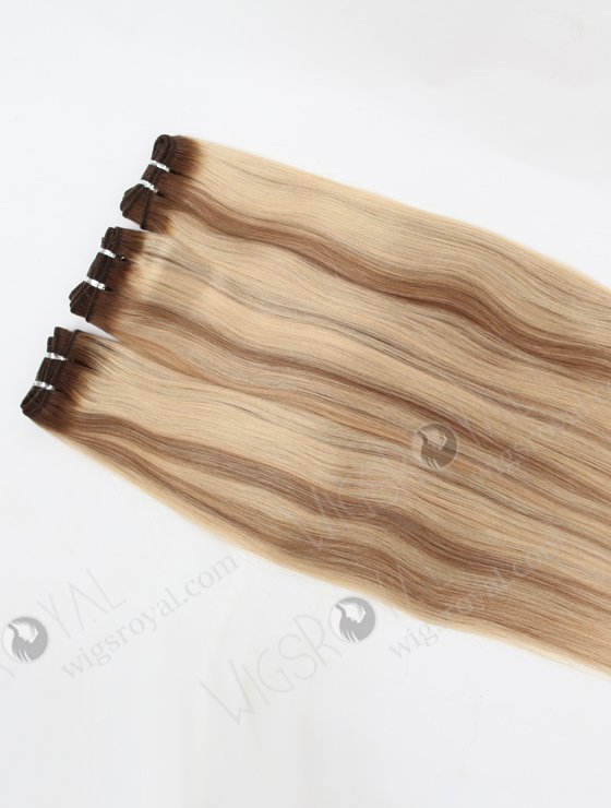 In Stock Malaysian Virgin Hair 22" Straight T9/60# with 9# highlights Color Machine Weft SM-360-9976