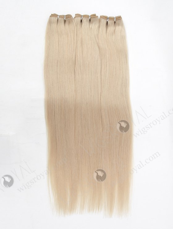 In Stock Malaysian Virgin Hair 24" Straight White Color Machine Weft SM-353-9961