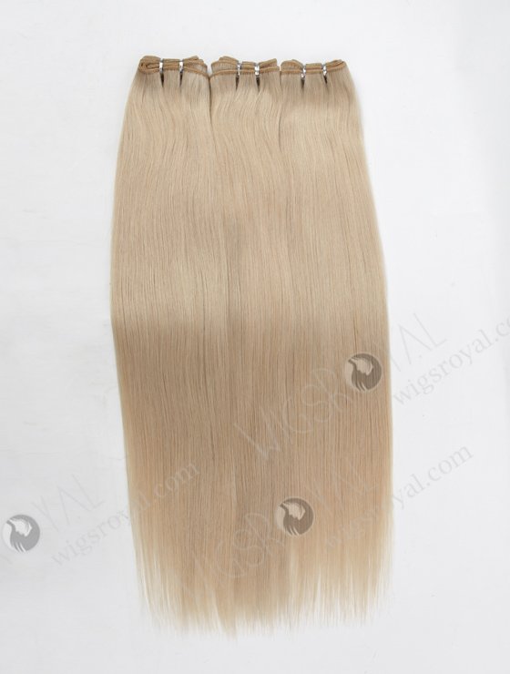 In Stock Malaysian Virgin Hair 22" Straight White Color Machine Weft SM-352-9955