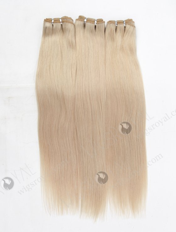 In Stock Malaysian Virgin Hair 18" Straight White Color Machine Weft SM-350-9937