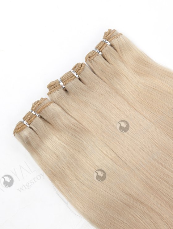 In Stock Malaysian Virgin Hair 18" Straight White Color Machine Weft SM-350-9938