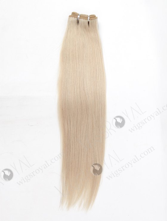 In Stock Malaysian Virgin Hair 18" Straight White Color Machine Weft SM-350-9939