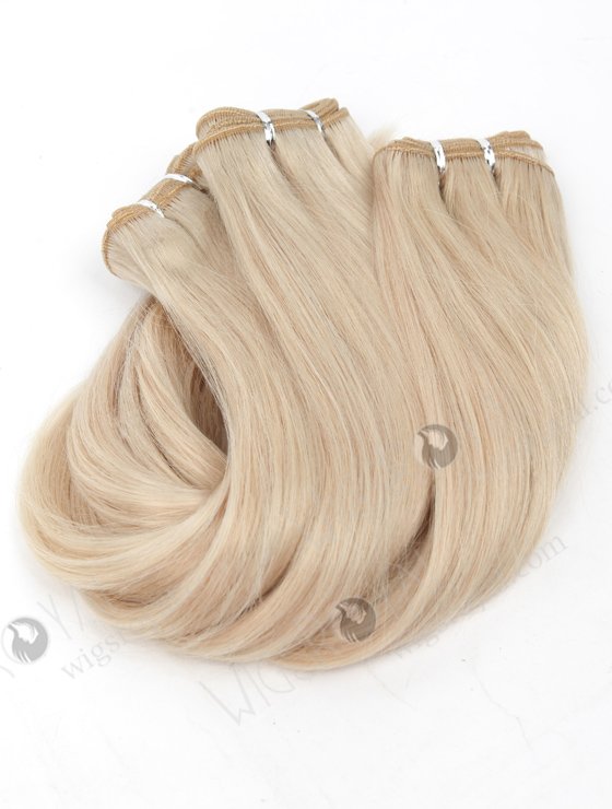 In Stock Malaysian Virgin Hair 18" Straight White Color Machine Weft SM-350-9942