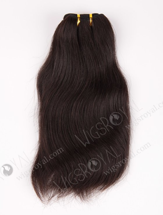 In Stock Chinese Virgin Hair 12" Natural Straight Natural Color Machine Weft SM-702-10028