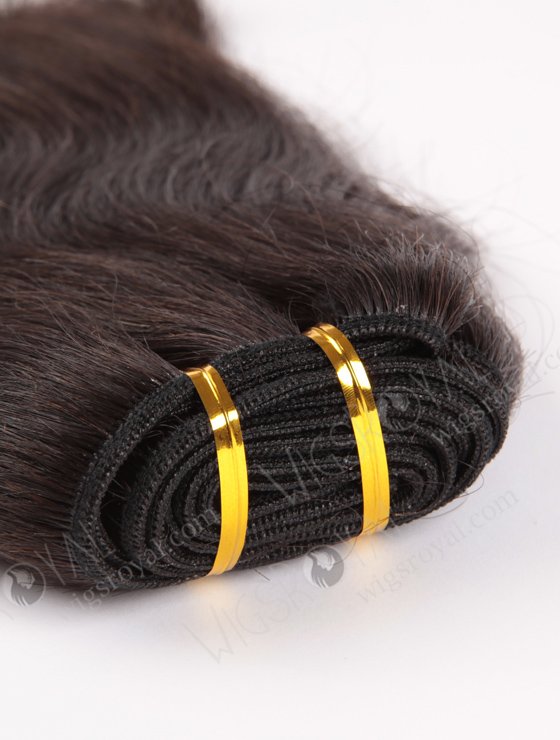In Stock Chinese Virgin Hair 12" Natural Straight Natural Color Machine Weft SM-702-10029