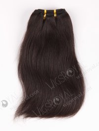 In Stock Chinese Virgin Hair 10" Natural Straight Natural Color Machine Weft SM-701