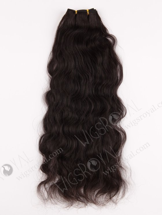 In Stock Indian Remy Hair 22" Natural Wave Natural Color Machine Weft SM-029-10190